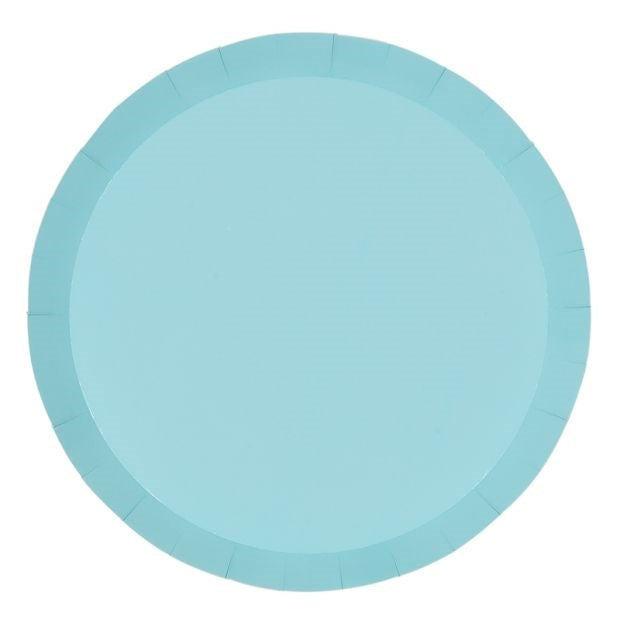 23cm (9") Classic Pastel Blue Dinner Plates (PK10)