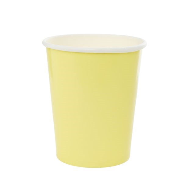 Classic Pastel Yellow Paper Cup (PK10)