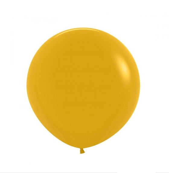Sempertex 24" 60cm Fashion Mustard Jumbo Latex Balloon