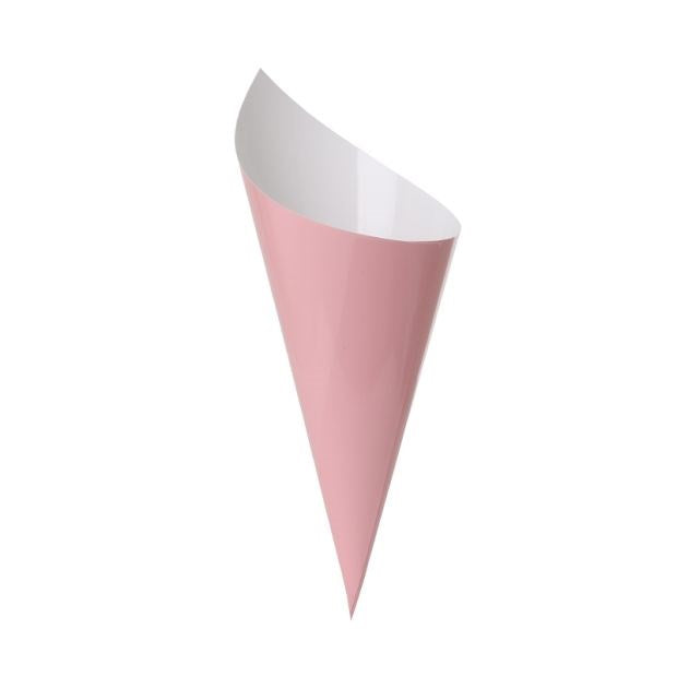Classic Pastel Pink Snack Cone (PK10)
