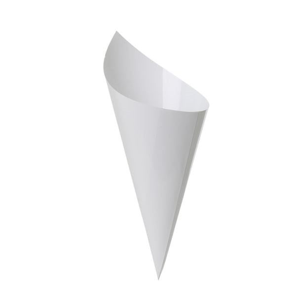 Classic White Snack Cone (PK10)
