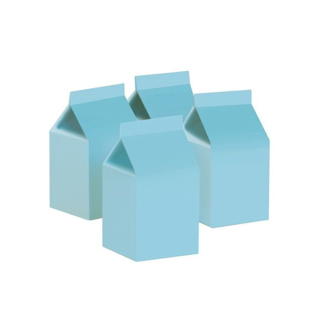 Classic Pastel Blue Paper Milk Box (PK10)