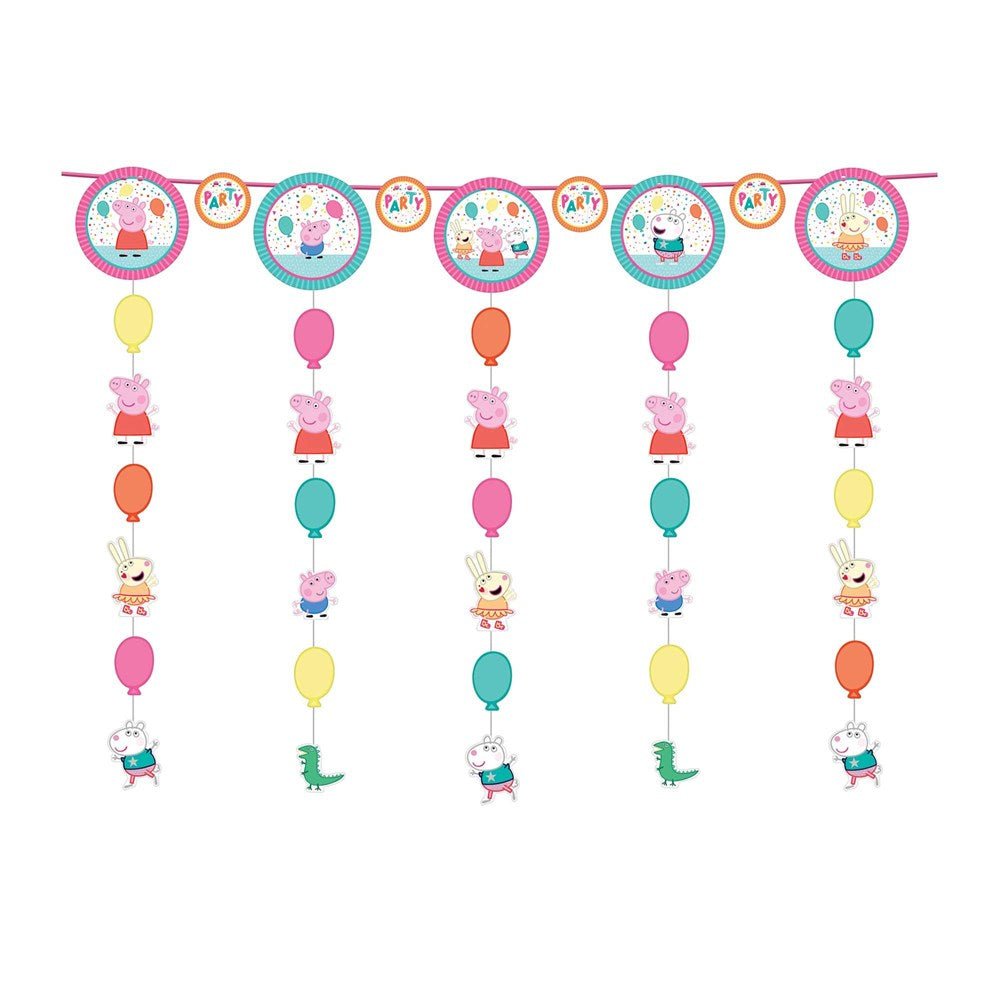 Amscan Peppa Pig Confetti Party Hanging String Decorations