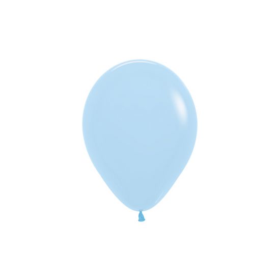 Sempertex 5" 12cm Pastel Matte Blue  Mini Latex Balloon