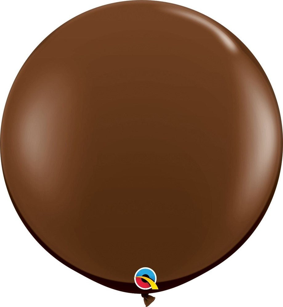 Qualatex 3ft (90cm) Chocolate Brown Jumbo Latex Balloon