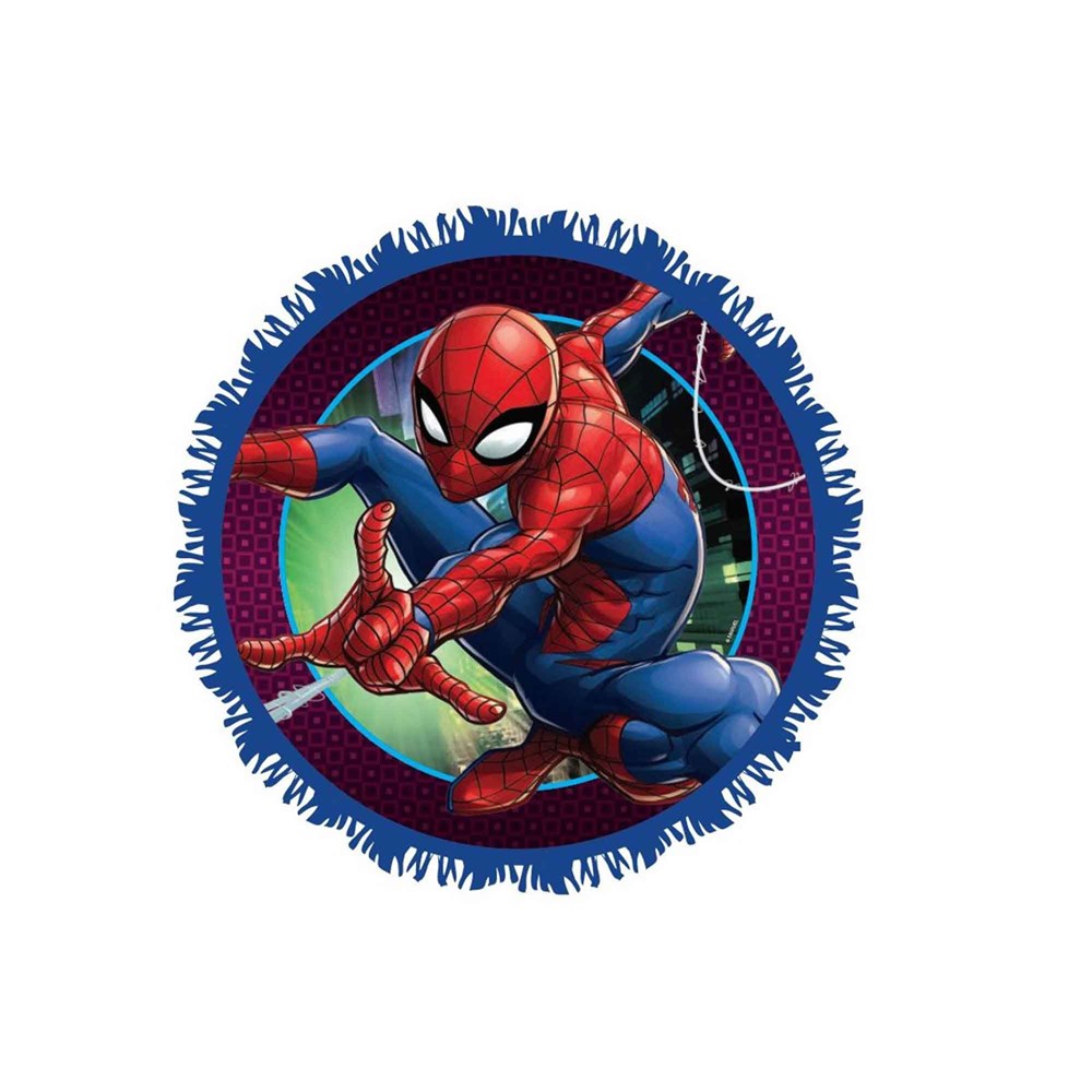 Amscan Spider-Man Webbed Wonder Expandable Pull String Drum Pinata
