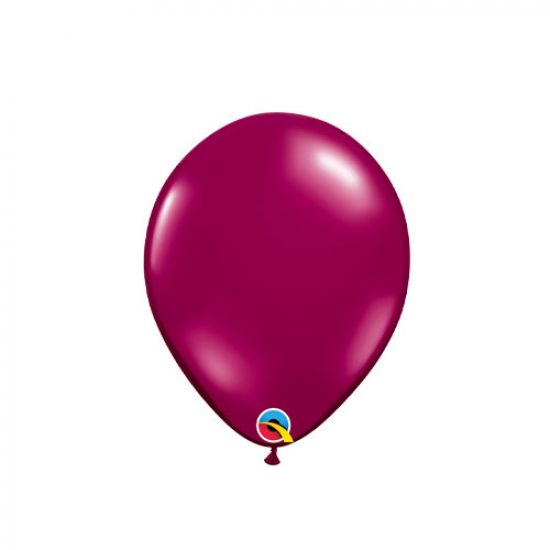 Qualatex Jewel Sparkling Burgundy Mini Latex Balloon