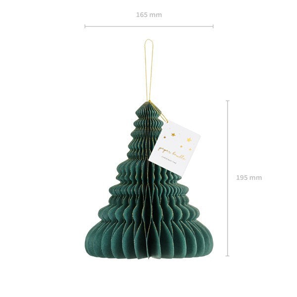 Christmas Tree Paper Honeycomb Ornament - 20CM