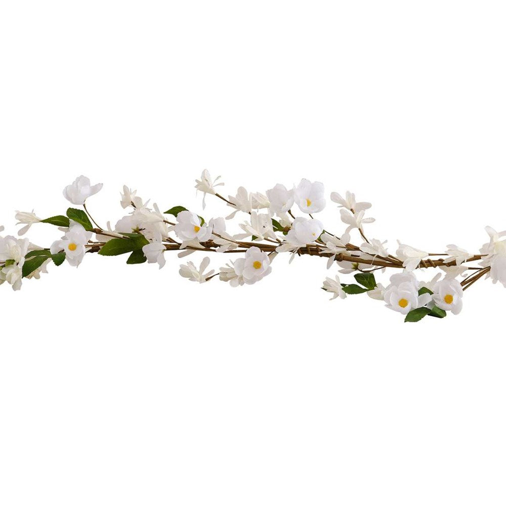 Ginger Ray Hey Bunny White Blossom Artificial Flower Garland