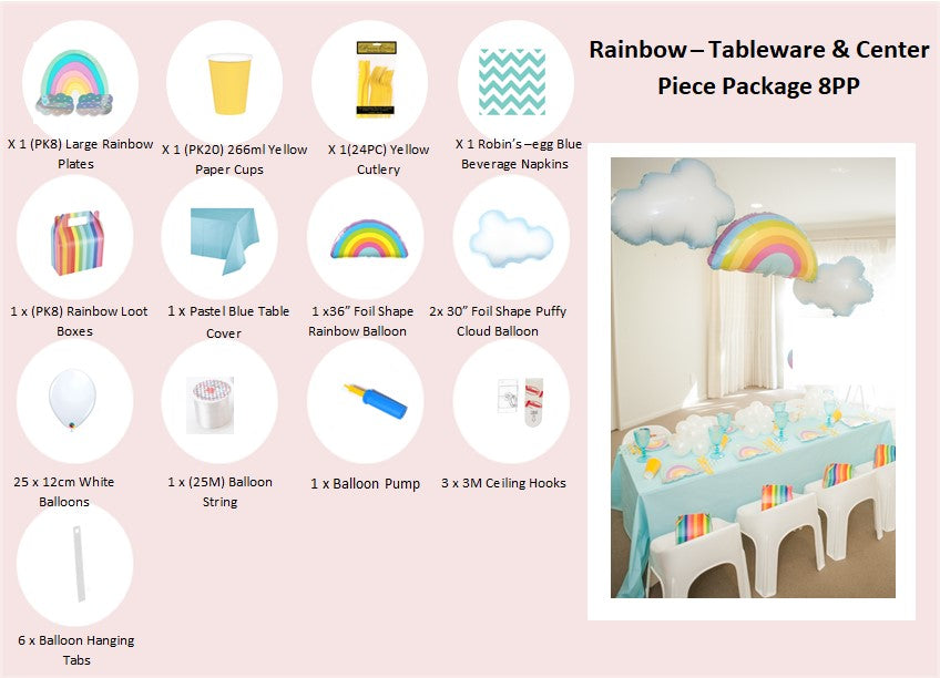 Rainbow Party Box - Whole Box 8pp