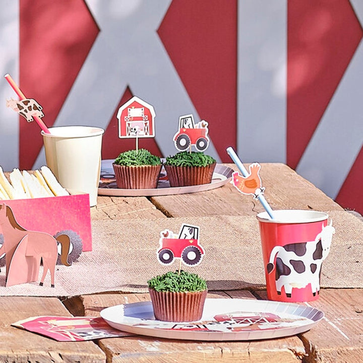 Ginger Ray Farm Friends Cupcake Topper (PK12)