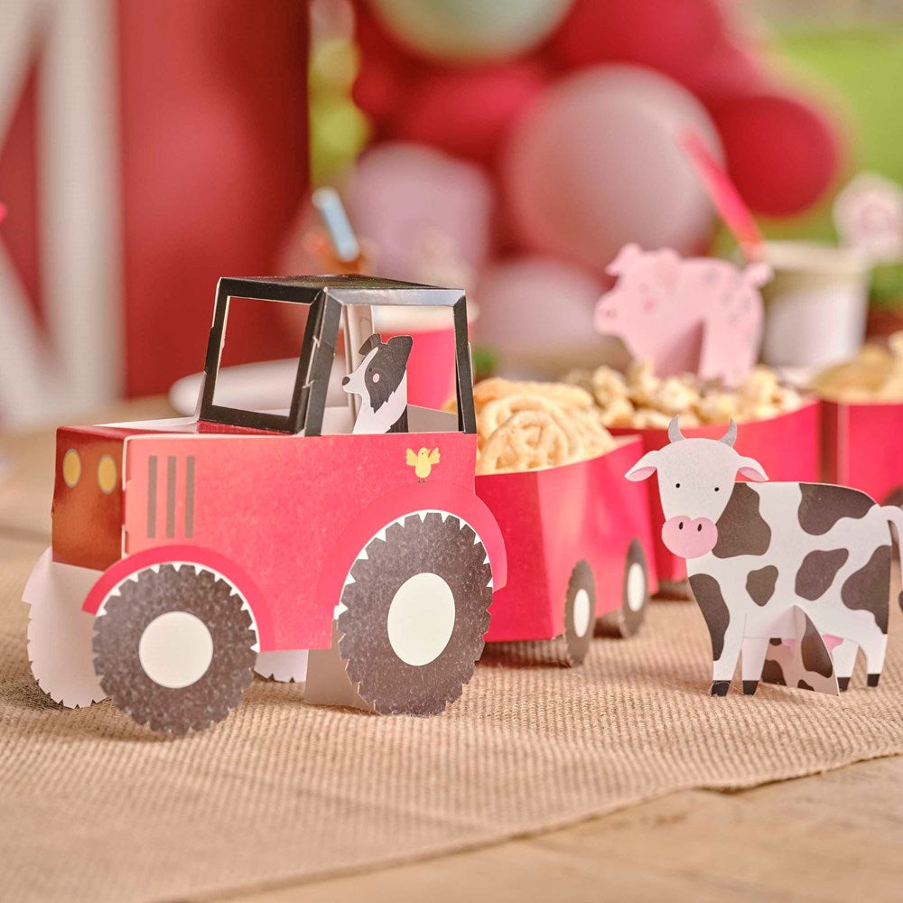 Ginger Ray Farm Friends Tractor & Trailer Treat Stand