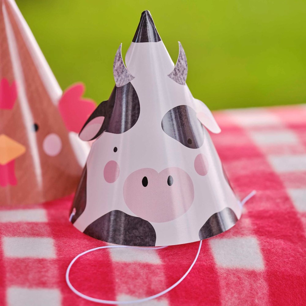 Ginger Ray Farm Friends Party Hat (PK8)
