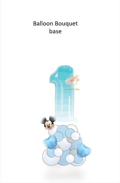 Blue Mickey Mouse Balloon Bouquet base bouquet
