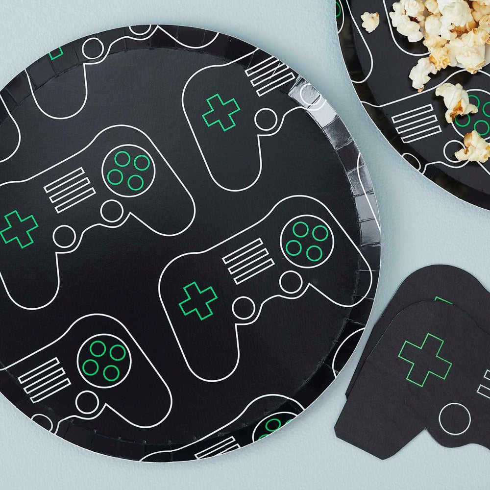 Ginger Ray Game Controller Party Plate (PK8)
