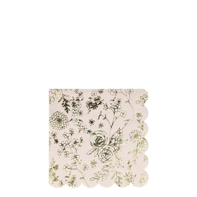MeriMeri English Garden Lace Small Napkins (PK16 in 4 designs)