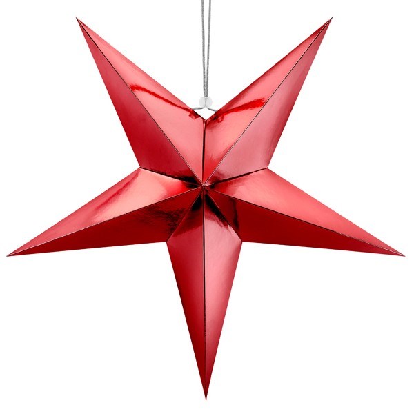 Red Paper Star - Large