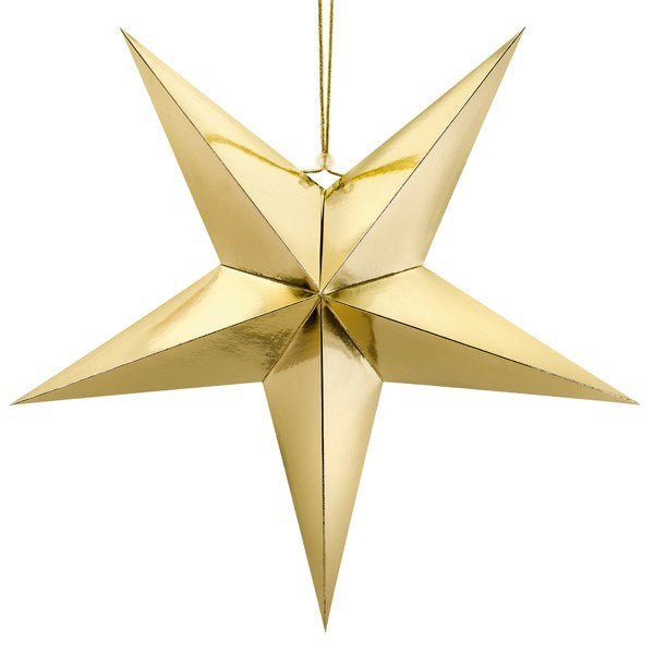Gold Paper Star - Large
