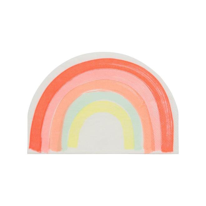 MeriMeri Neon Rainbow Napkins (PK16)