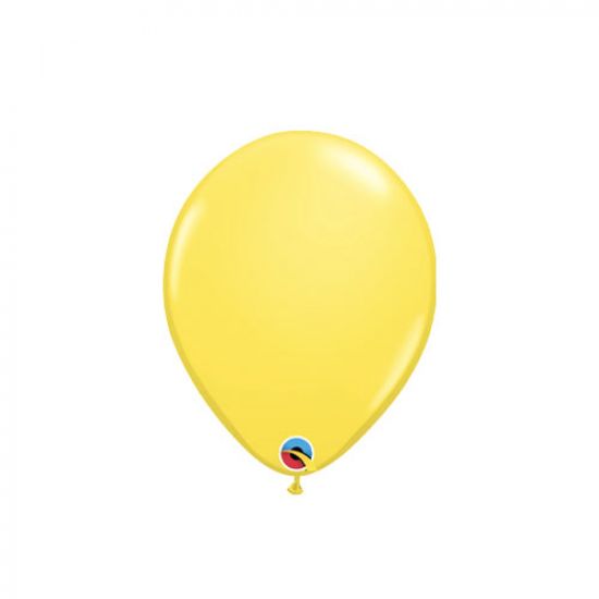 Qualatex 5" 12cm Standard Yellow  Mini Latex Balloon