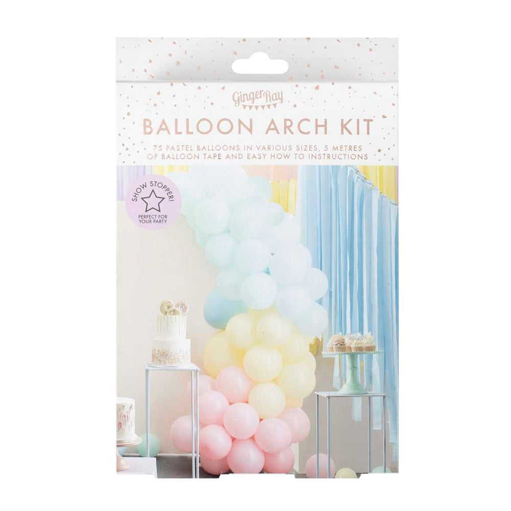 Ginger Ray Mix It Up Pastel Balloon Arch