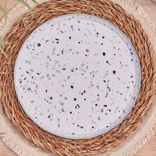 Ginger Ray Mix It Up Paper Plates Terrazzo (PK8)