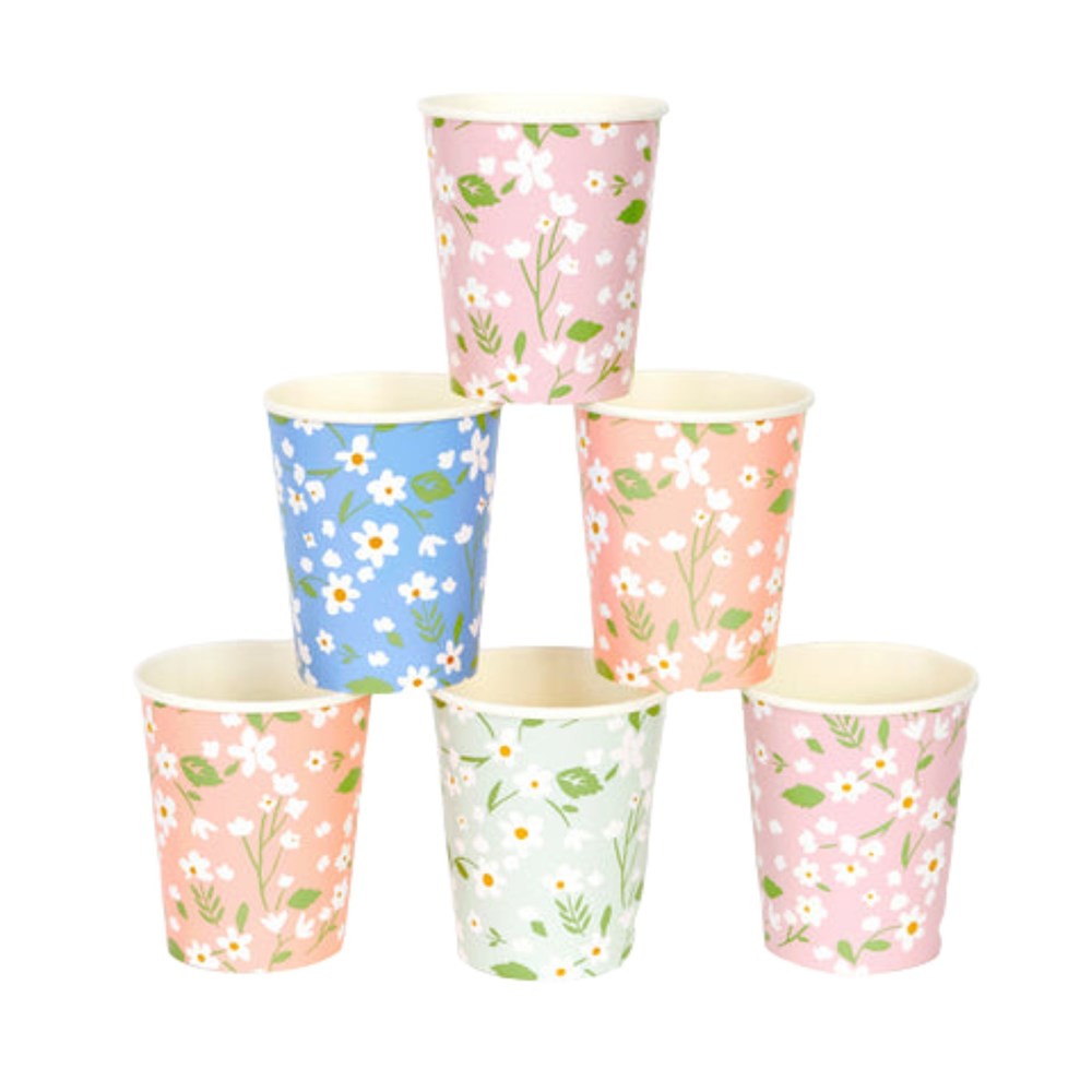 MeriMeri Ditsy Floral Cups (PK12)