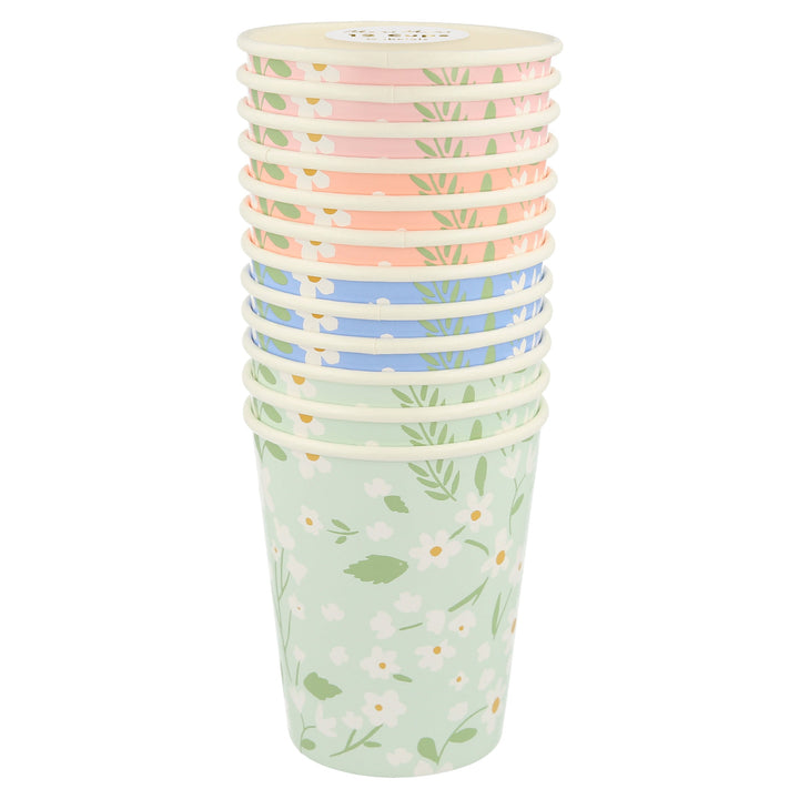 MeriMeri Ditsy Floral Cups (PK12) 