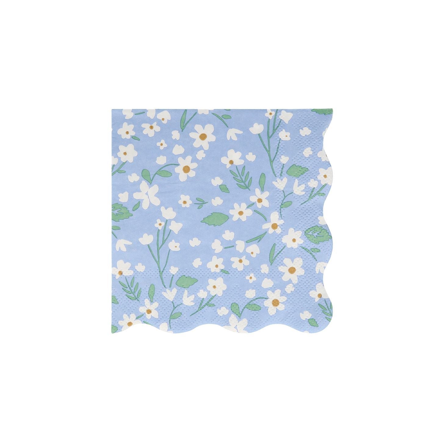 MeriMeri Ditsy Floral Small Napkins (PK20) in blue
