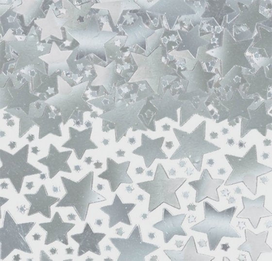 Amscan Star Confetti 70g -Silver