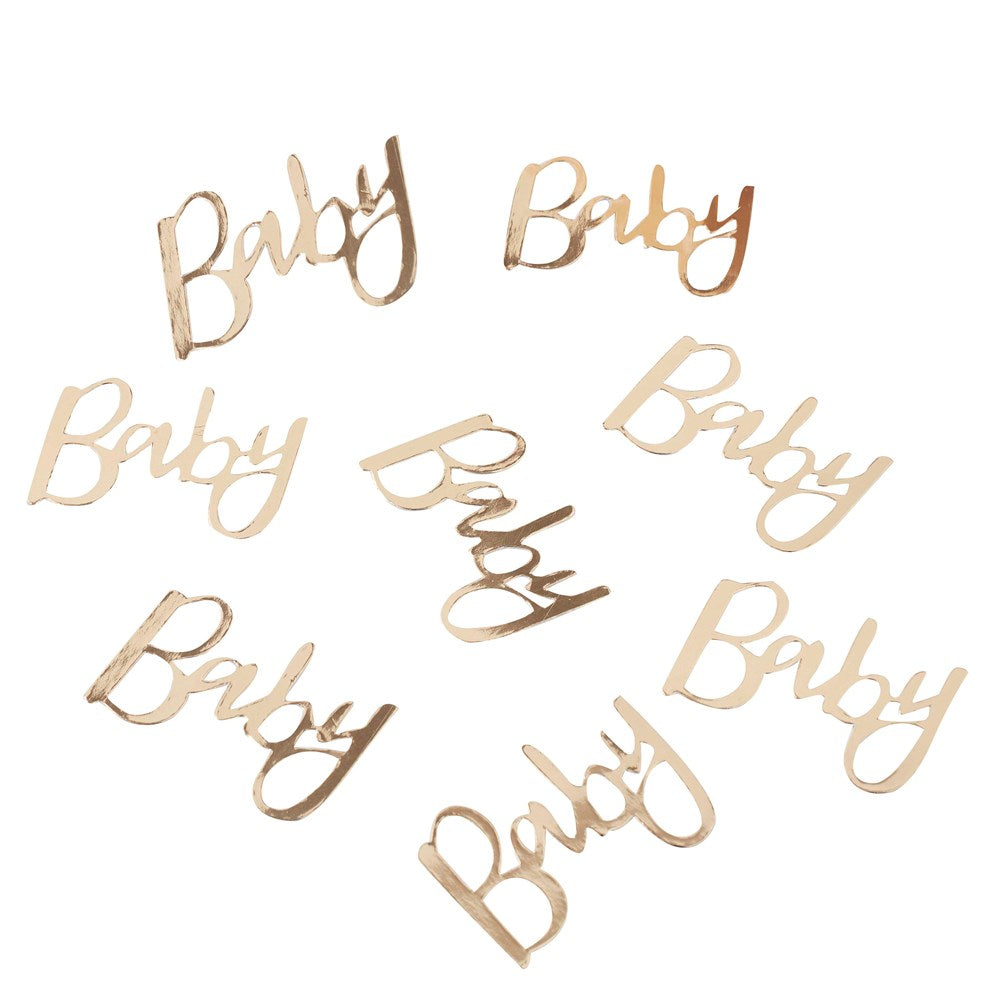 Ginger Ray Oh Baby! Gold Confetti (14g)