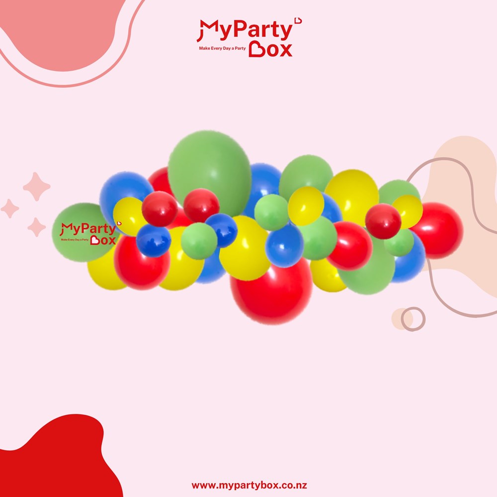My Party Box Lego party Balloon Garland