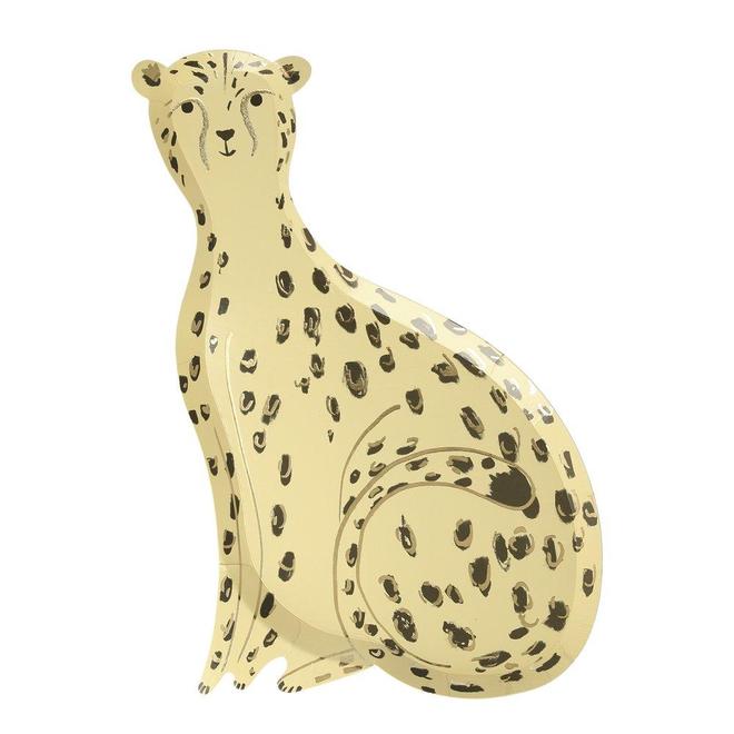 MeriMeri Safari Cheetah Plates (PK8)