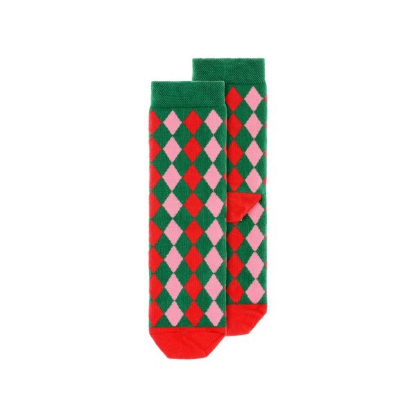 Christmas Rhombus Socks - Small