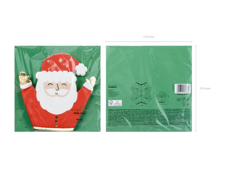 Santa Claus Napkins (PC20)