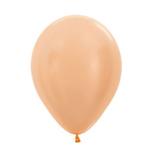 Sempertex Satin Peach Blush Regular Latex Balloon
