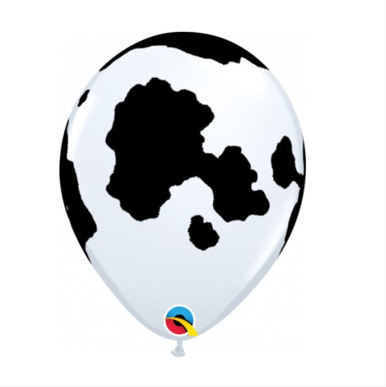 Qualatex Cow Print Regular Latex Balloon