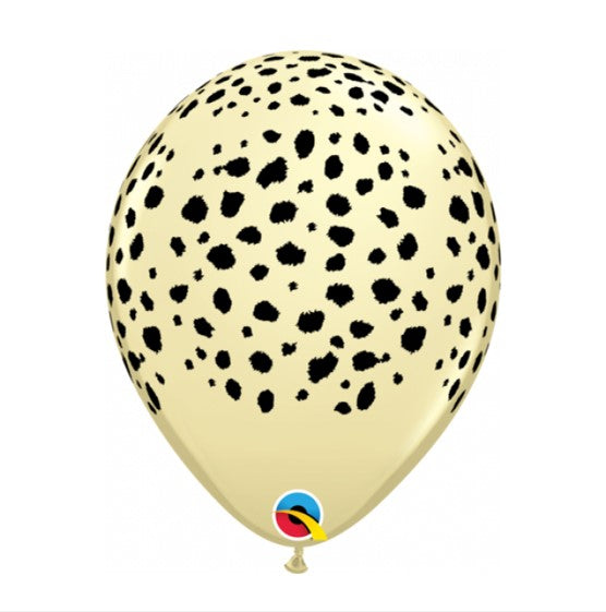 Qualatex Cheetah Spot Animal Print Regular Latex Balloon