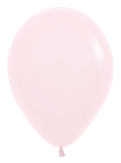 Matte pink latex balloon