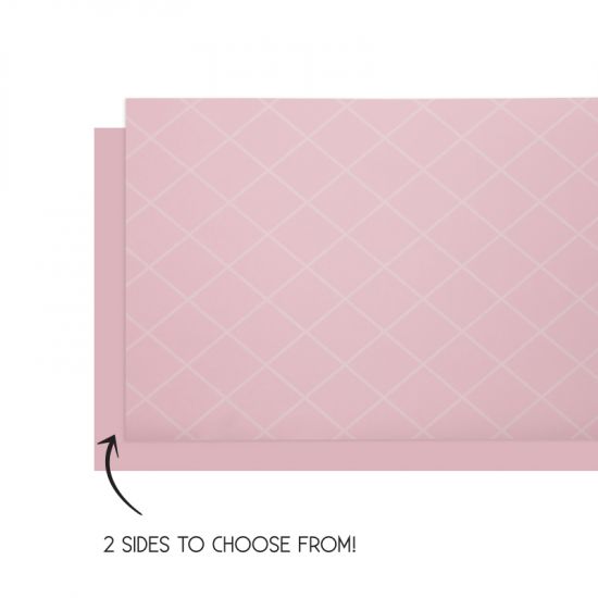 Five Star Classic Pastel Pink Reversible Paper Table Runner