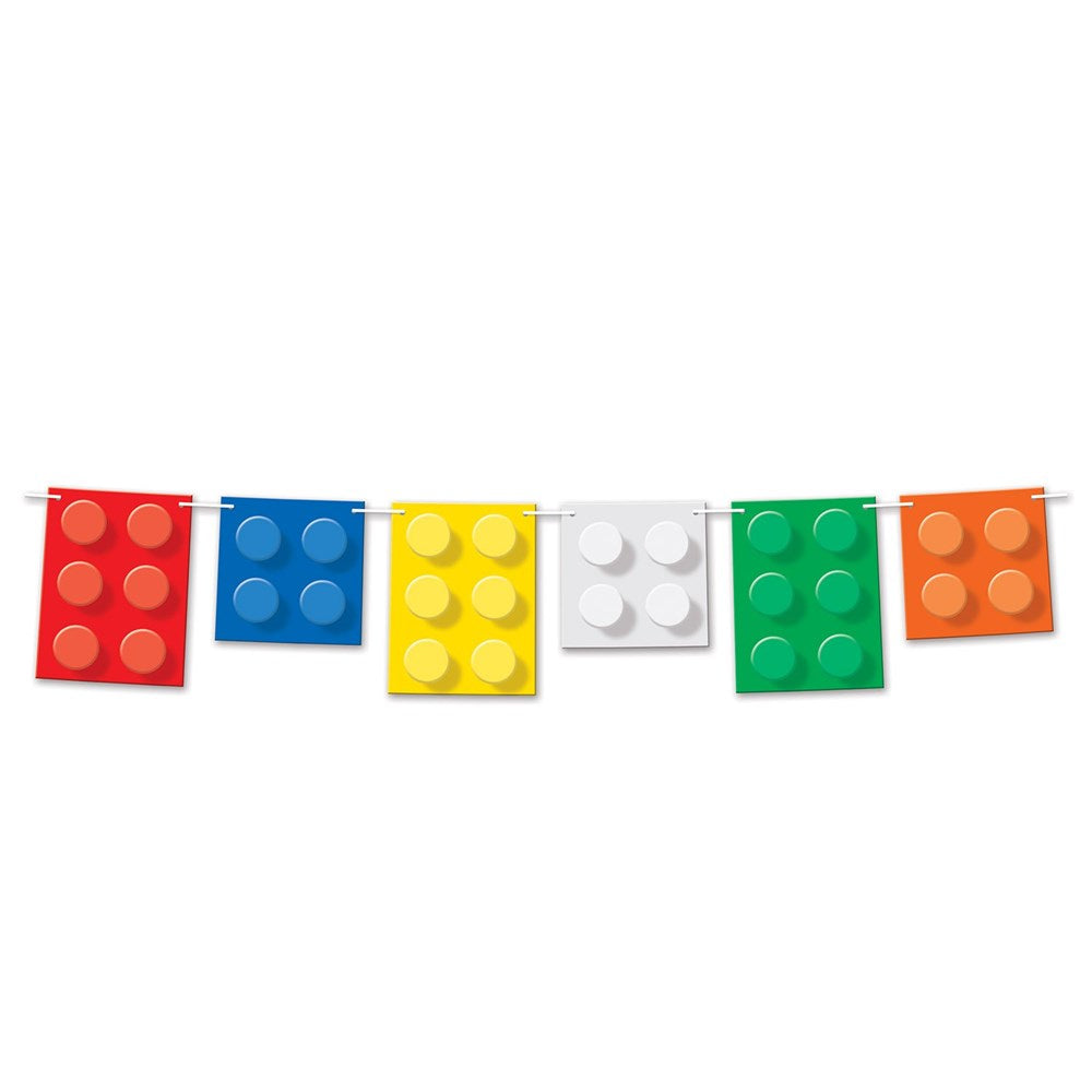 Amscan Lego Building Blocks Party Streamer Banner