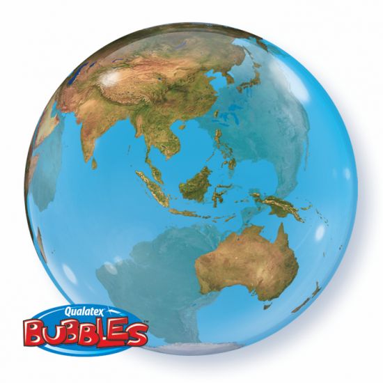 Qualatex Planet Earth Bubble Foil Balloon