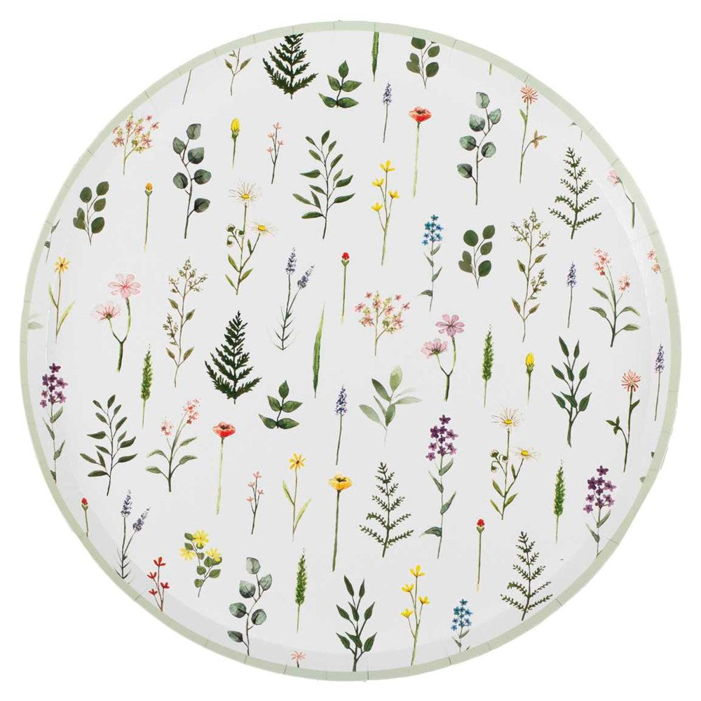 Floral Bride To Be Paper Plate (PK8)
