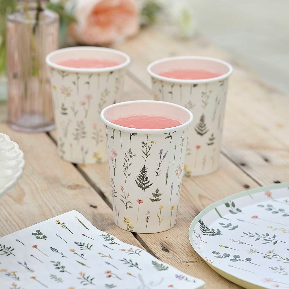 Floral Bride To Be Paper Cup (PK8)