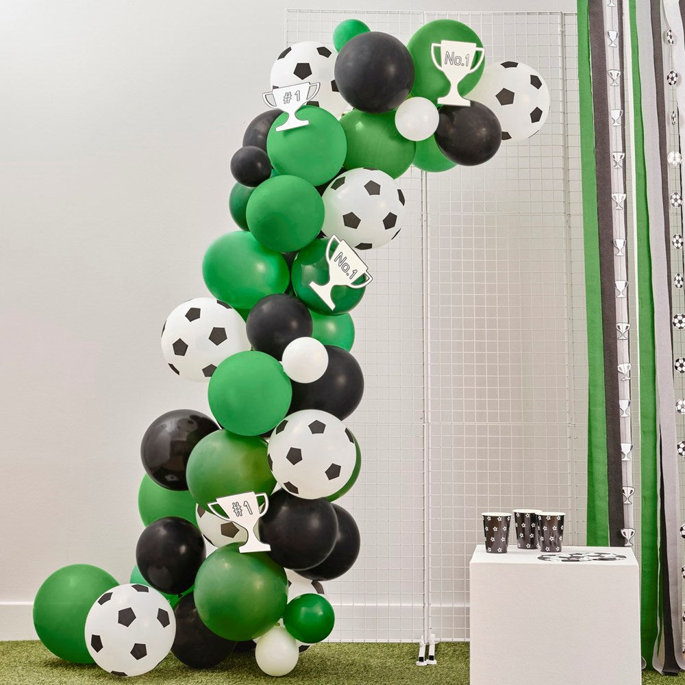Ginger Ray Kick Off Football Party Balloon Arch