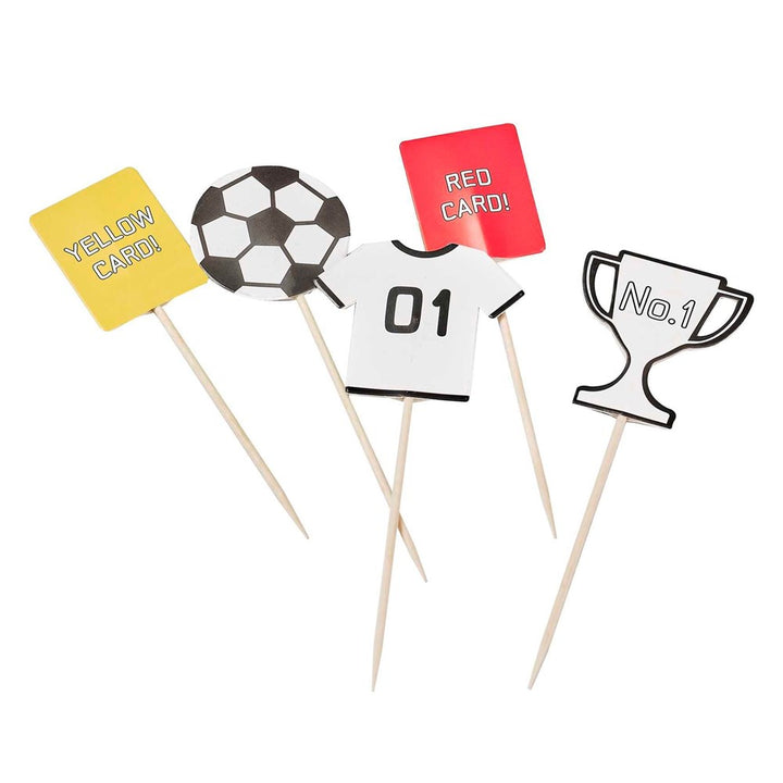 Ginger Ray Kick Off Football Party Cupcake Topper (PK12)