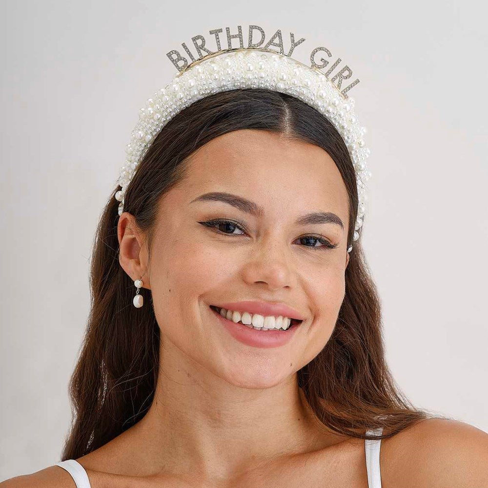 Gold Party Birthday Girl Headband