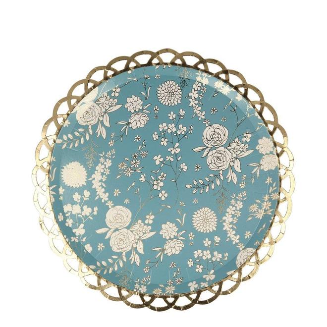 MeriMeri English Garden Lace Side Plates (PK8 in 4 designs)
