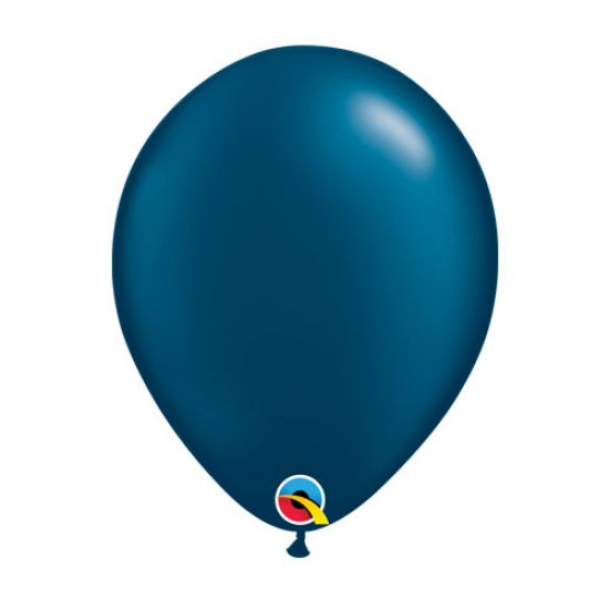 Qualatex Pearl Midnight Blue Regular Latex Balloon