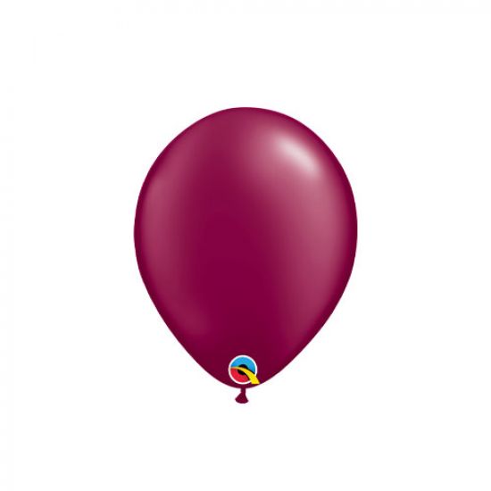 Sempertex 5" 12cm Pearl Burgundy Mini Latex Balloon